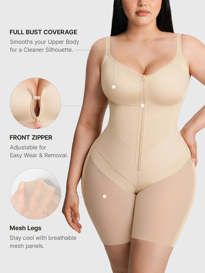 Full-Coverage Tummy Control Shaper Faja