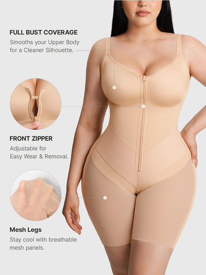 Full-Coverage Tummy Control Shaper Faja
