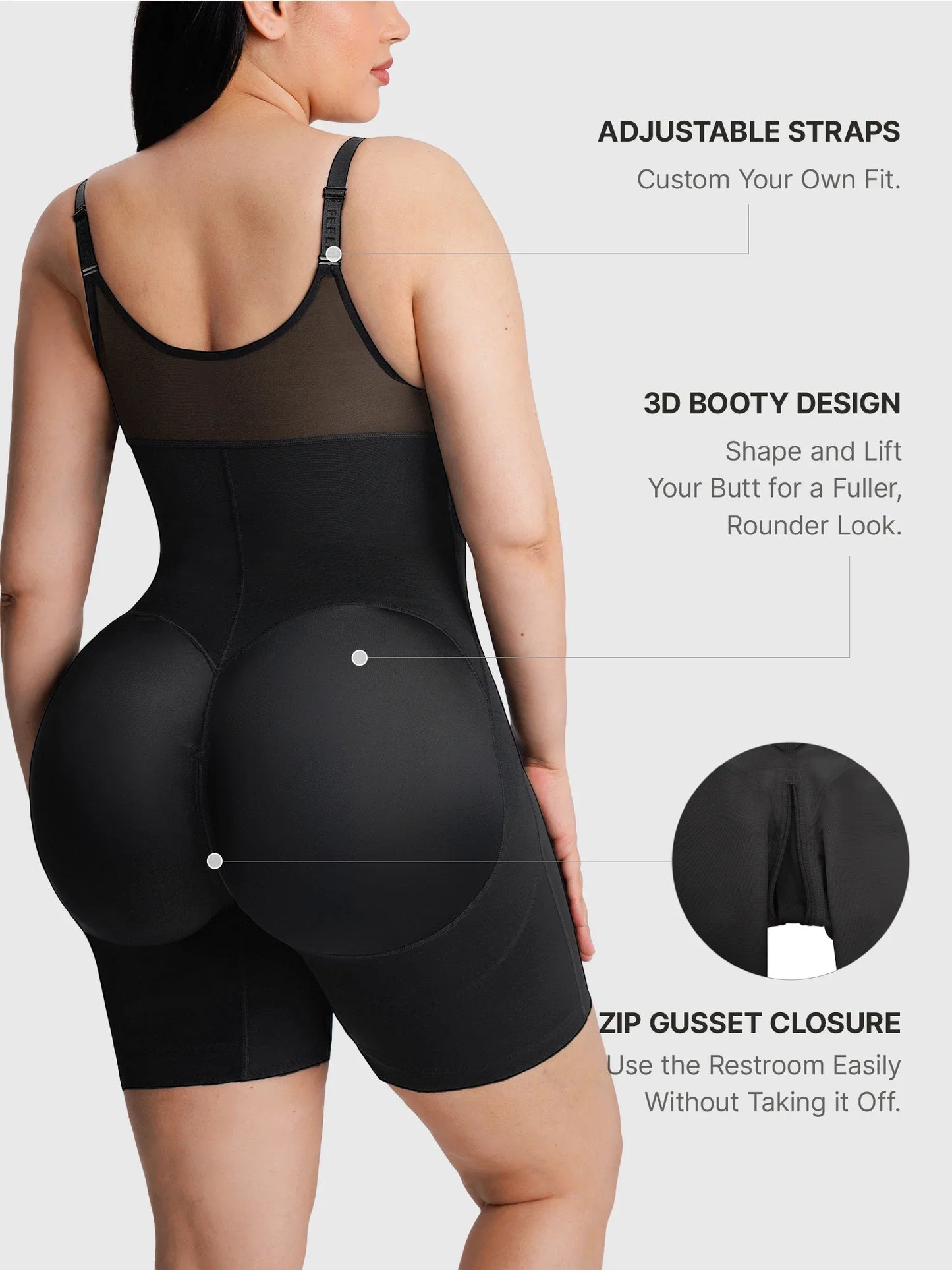 Full-Coverage Tummy Control Shaper Faja