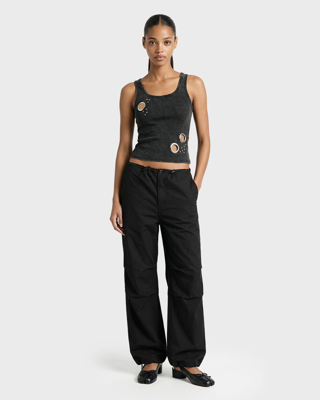Grommet Tank Top