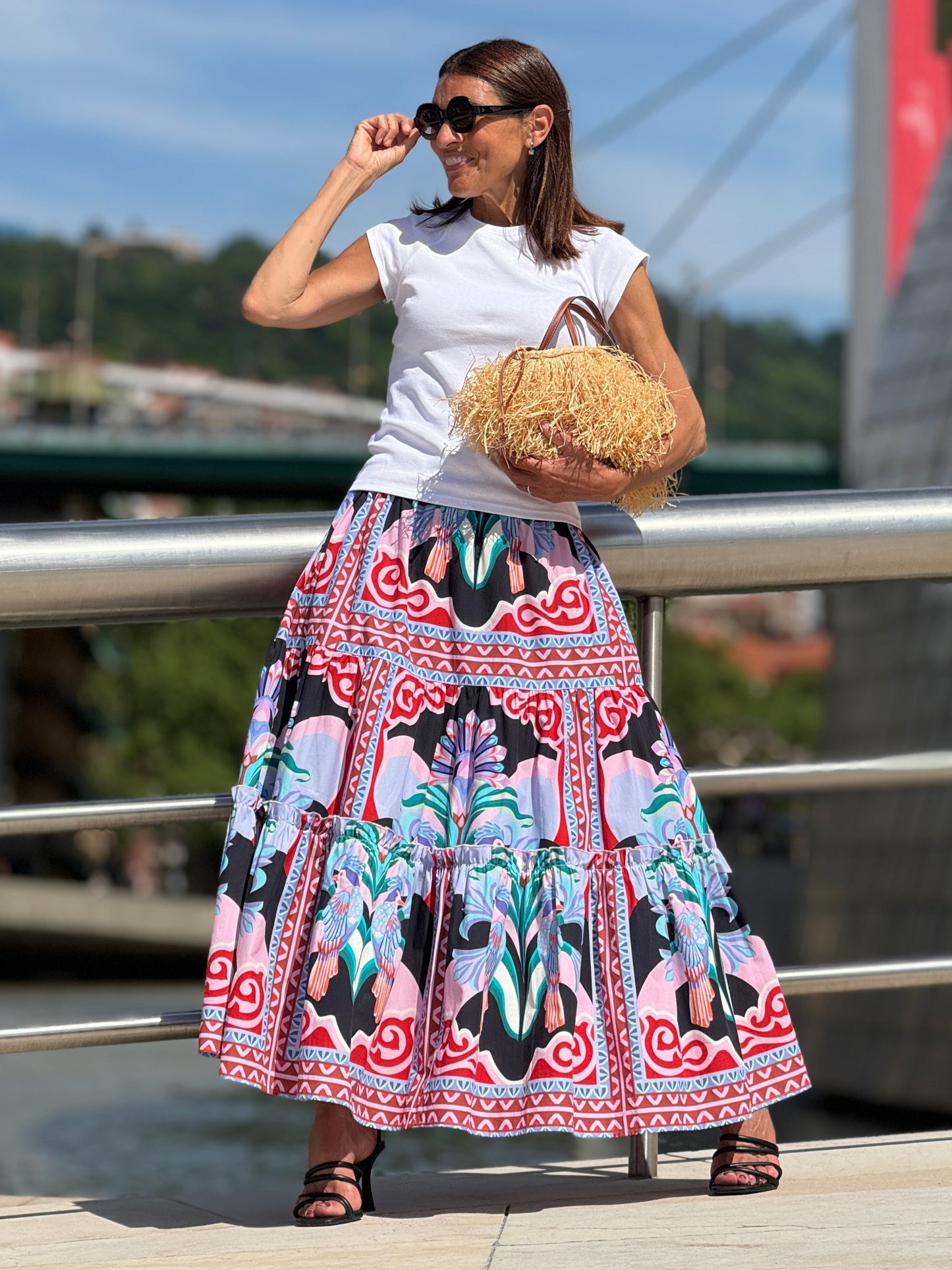 Skirt Alessia Print Black