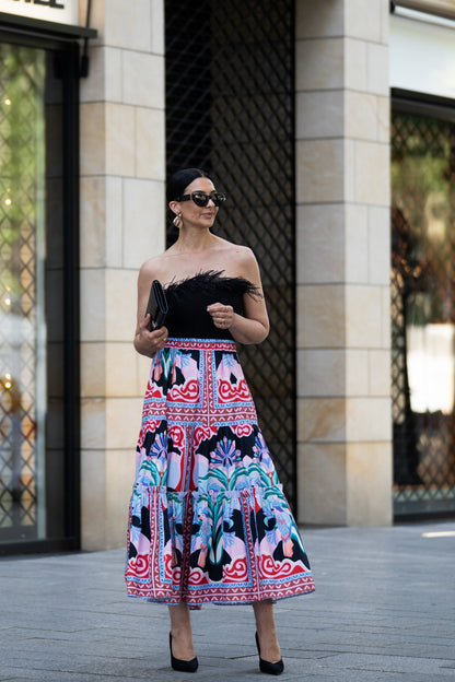 Skirt Alessia Print Black